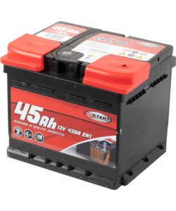 Batteria auto 45ah 12v 420a polo positivo destro cassetta l1